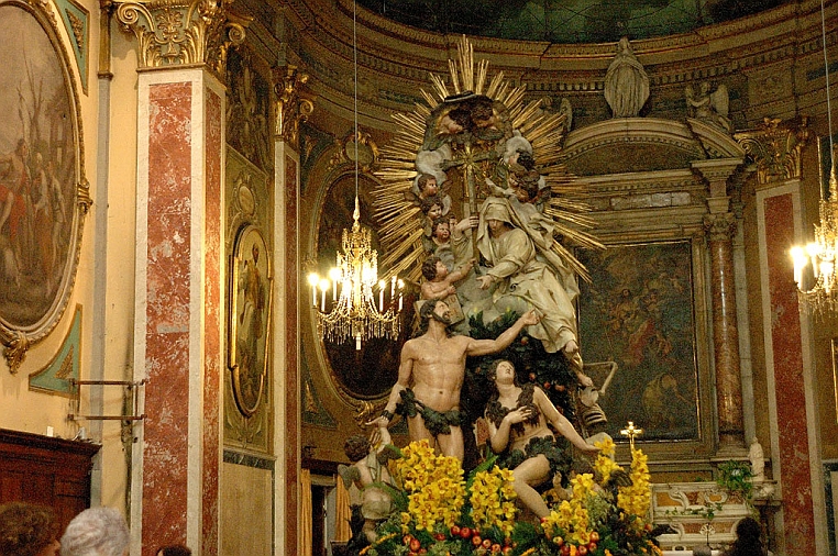 g-DSC_9796.jpg - LA PROMESSA DEL REDENTORE detta anche “Adamo ed Eva” – realizzata nel 1777 dallo scultore savonese Filippo Martinengo (1750-1800).