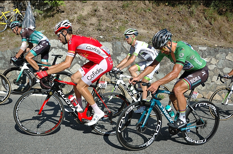 DSC_6022.jpg - La maglia verde lo sloveno Peter Sagan.